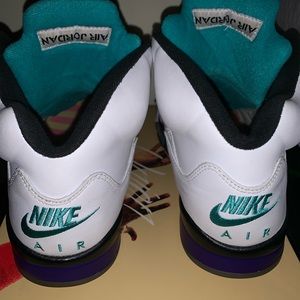 Air Jordan 5 Retro Grape NRG - Size 9.5 Chris Rock Slappers! With Strings 🔥🔥🔥